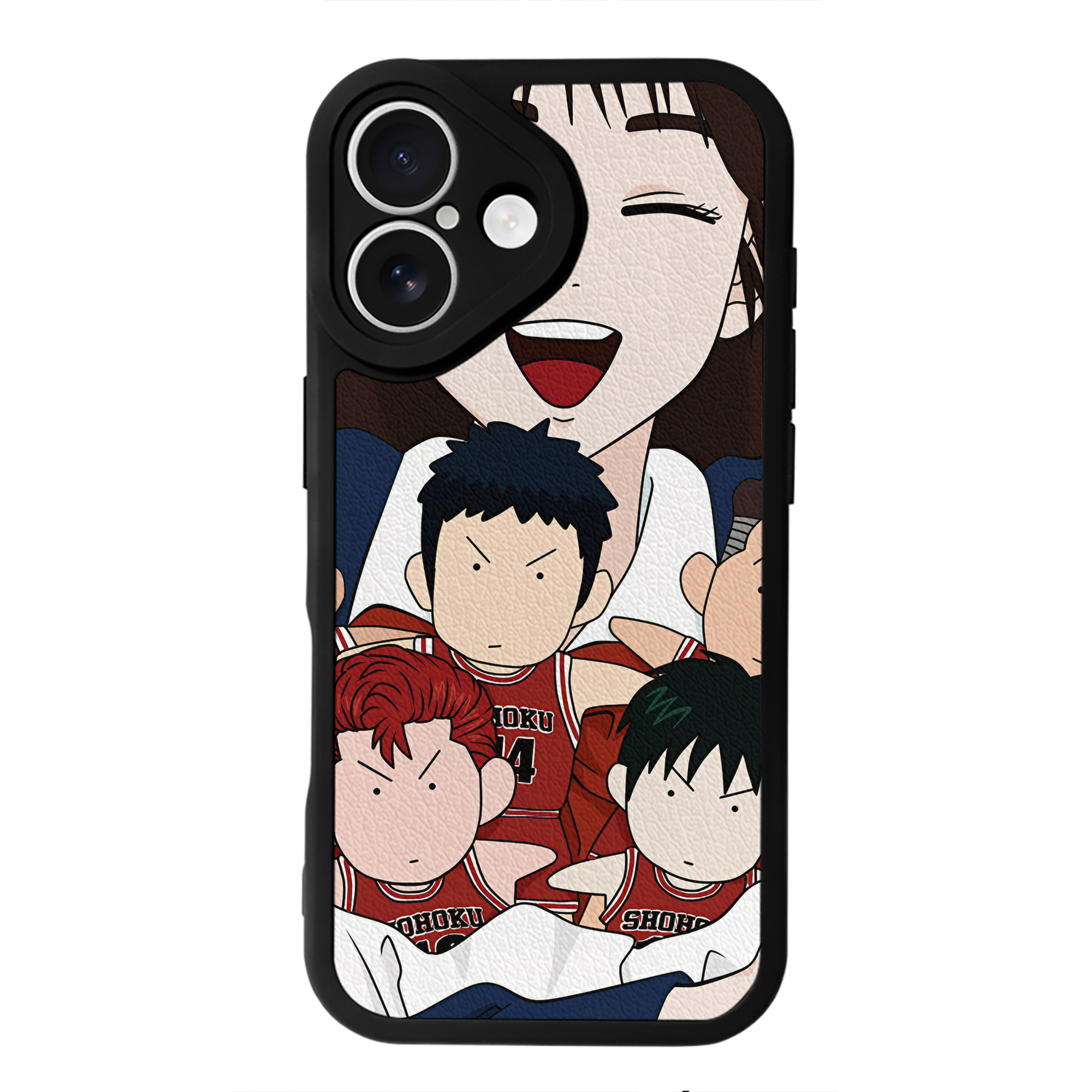 （画像用） SLAM DUNK／スラムダンク 【iPhone 16シリーズ対応】シリコンスマホケース（レザー調） 材質：シリコン